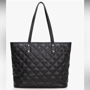 🆕 Montana West Quilted Tote Bag for Women Large Shoulder Bag